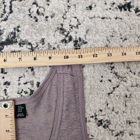 Cynthia Rowley Women's 100% Linen Tunic Tank Top Size Medium Rose Pink Summer - Picture 8 of 10